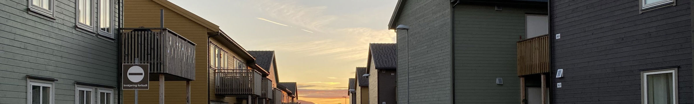 gate med hus på sidene fra Tiller hageby